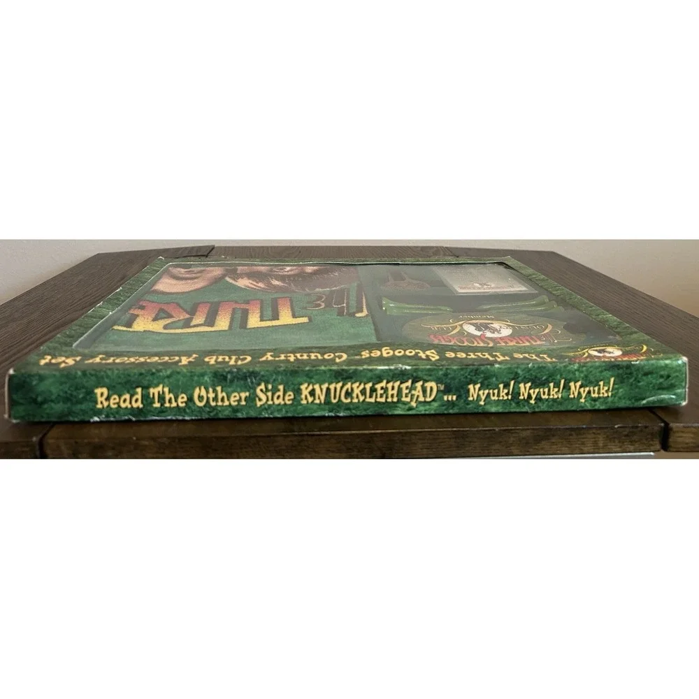 Vintage 1998 Property Of The Three Stooges Country Club‎ Golf Accessory Set